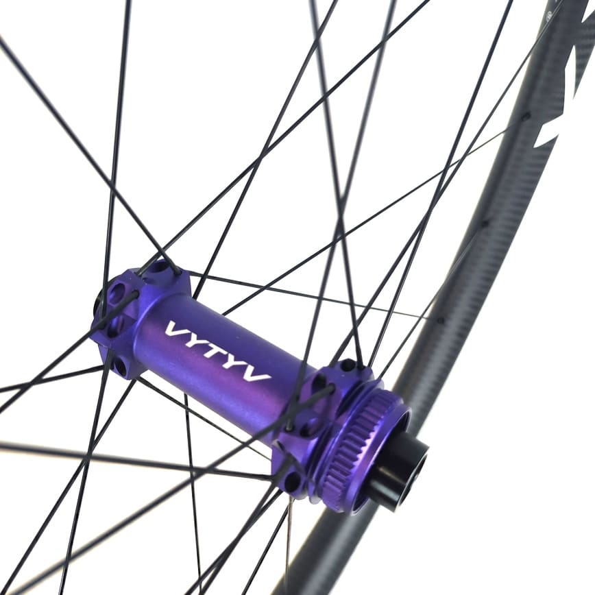 Aviator XC WIDE SL Carbon / VYTYV 24P CL Straightpull Purple / Wheelset / Front + Rear