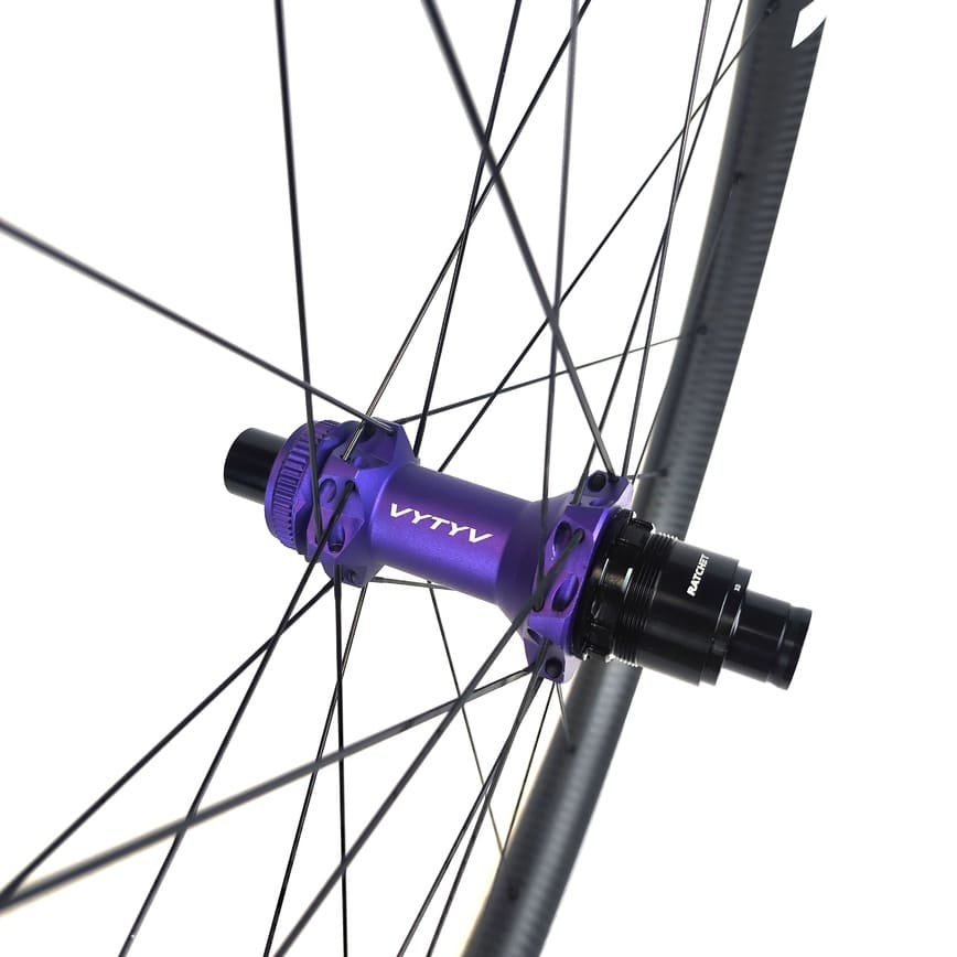 Aviator XC WIDE SL Carbon / VYTYV 24P CL Straightpull Purple / Wheelset / Front + Rear