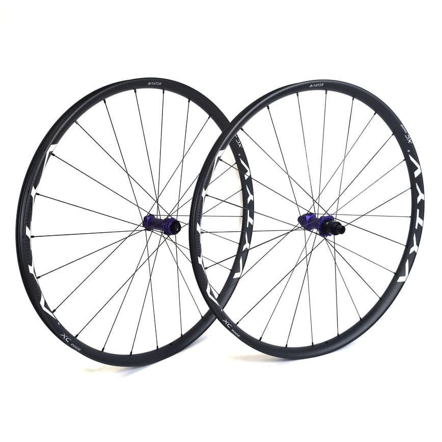 Aviator XC WIDE SL Carbon / VYTYV 24P CL Straightpull Purple / Wheelset / Front + Rear