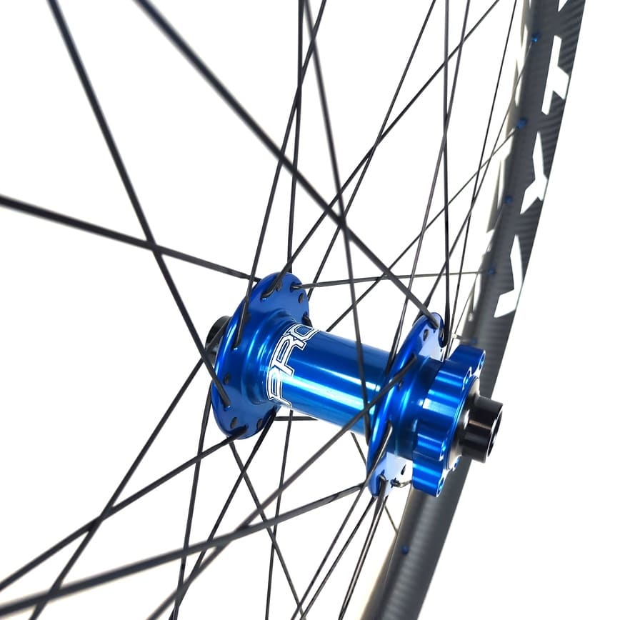 Aviator XC WIDE Carbon + HOPE PRO4 BLUE / Wheelset / Front + Rear