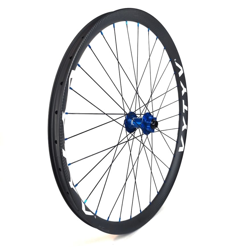 Aviator XC WIDE Carbon + HOPE PRO4 BLUE / Wheelset / Front + Rear