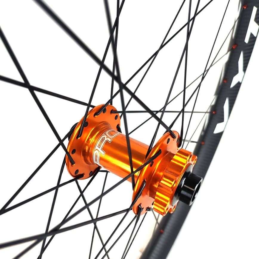 Aviator XC WIDE Carbon + HOPE PRO4 ORANGE / Wheelset / Front + Rear