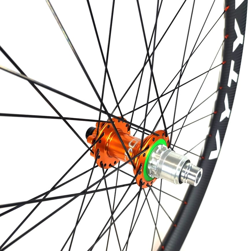 Aviator XC WIDE Carbon + HOPE PRO4 ORANGE / Wheelset / Front + Rear