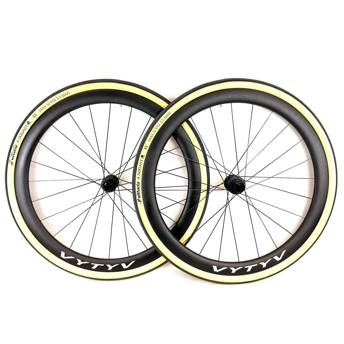 Aviator RT46 Tubular Carbon + DT Swiss 370 CL / Wheelset / Front + Rear / Vittoria A DUGAST