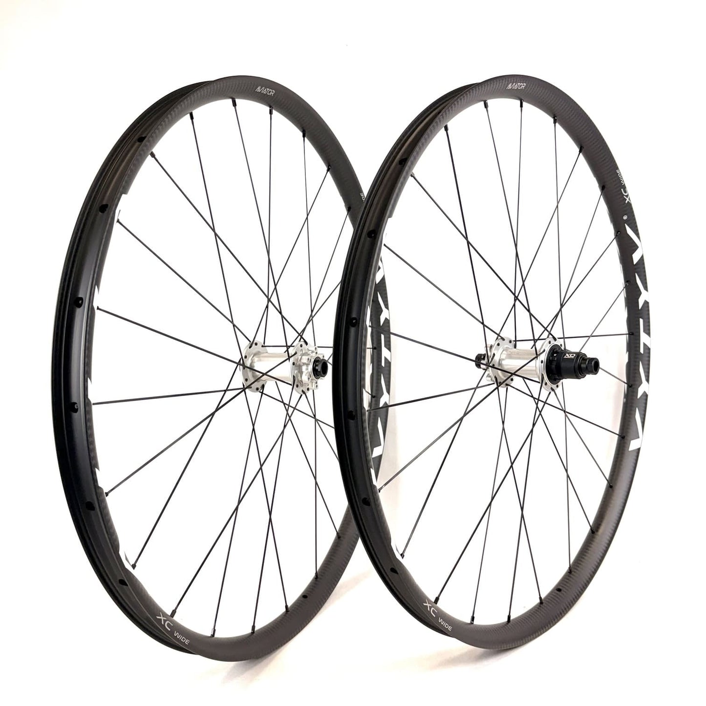 Aviator XC WIDE Carbon + Carbon-Ti X-Hub SL / Wheelset / Front + Rear