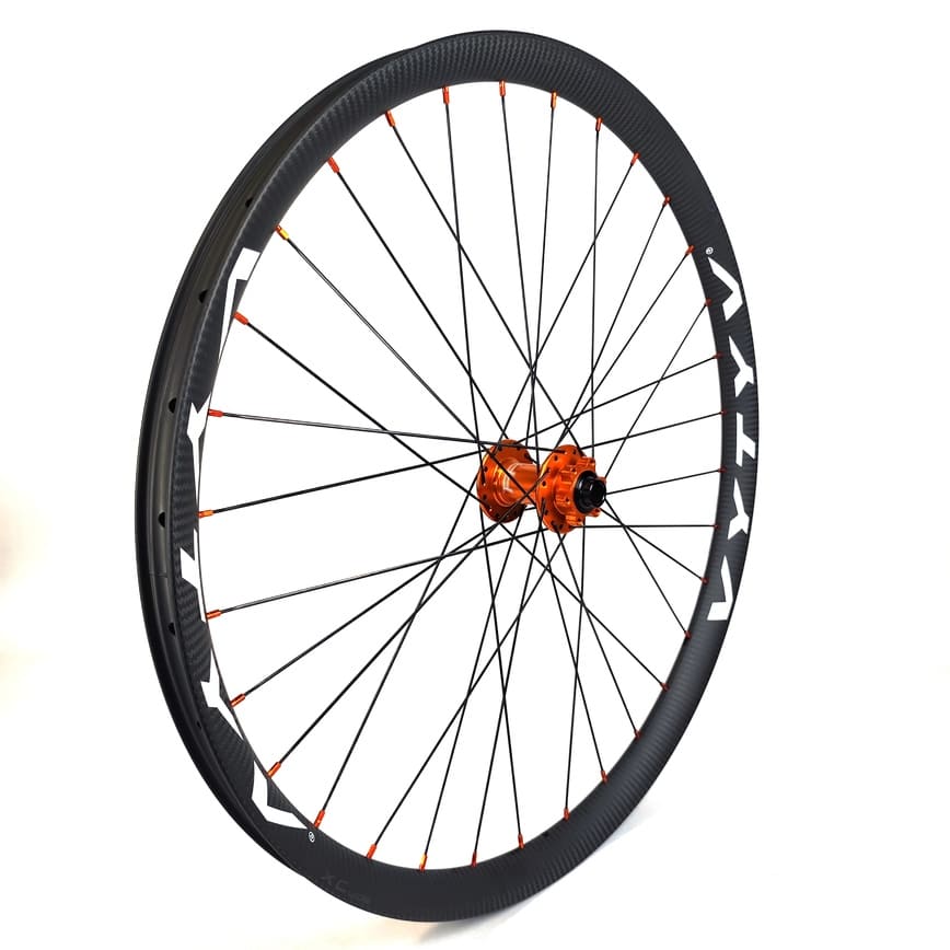 Aviator XC WIDE Carbon + HOPE PRO4 ORANGE / Wheelset / Front + Rear