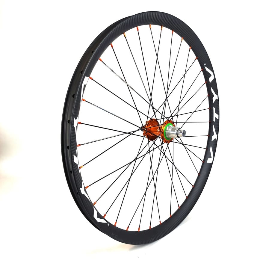 Aviator XC WIDE Carbon + HOPE PRO4 ORANGE / Wheelset / Front + Rear